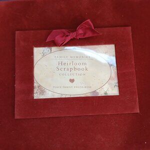Family Memories Collection Heirloom Scrapbook Keepsake Box